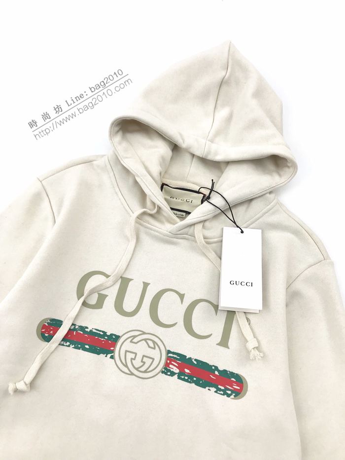 Gucci男裝 古奇2020最新爆款經典腰帶連帽衛衣 男女同款  ydi3057